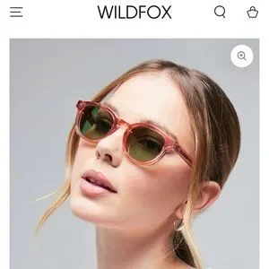 NIB Wildfox Smart Fox Sunglasses in Rosewater NIB Wildfox Smart Fox Sunglasses in Rosewater main image 3